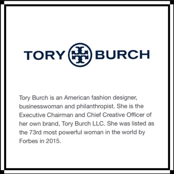 TORY BURCH GOLD LG. MILLER HOOP LOGO EARRINGS NWB! - Picture 4 of 8